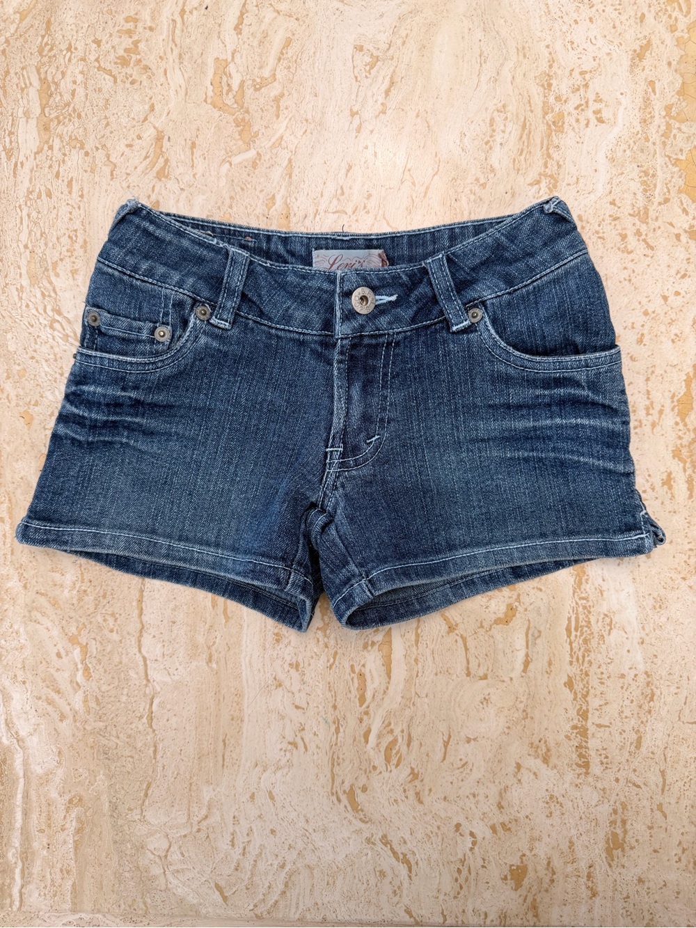 Levi’s Denim Jean Shorts - Dark Blue Summer Shorts Girl’s Size 7